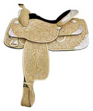 Tex Tan Show Classic Western Saddle 16In Ultra Lig
