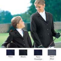 Devon-Aire Ladies Concour Coat 10 Navy Pinstripe