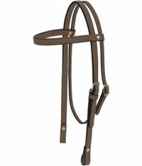 Simco Browband Headstall Show Walnut