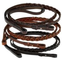 Tory 60 Inch Laced Reins Black