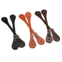 Tory Bridle Leather Spur Straps Chestnut