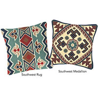 Southwest Medallion Pillow Top