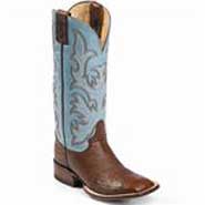 Justin Boots Women's AQHA REMUDA Smooth Ostrich 13