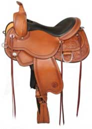 Circle Y Harlow Cedar Run Reining Saddle R 16 Oil