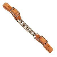 Tory Harness Leather Double Link Curb Chain